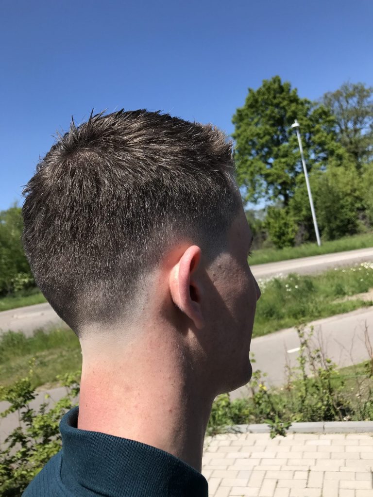 Strakke heren fade
